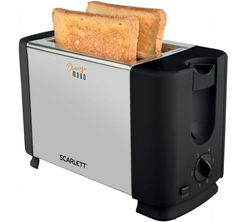 Тостер Scarlett SC-TM11026 650Вт черный/серебристый Тостер Scarlett SC-TM11026 650Вт черный/серебристый