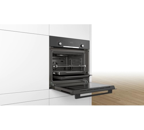 Духовой шкаф Электрический Bosch HIJ517YB0R черный