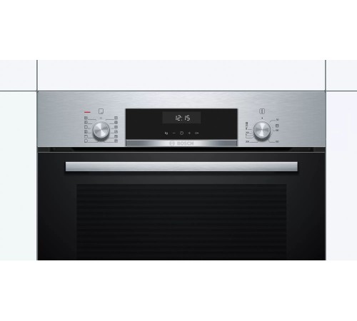 Духовой шкаф Электрический Bosch HIJ517YS0R нержавеющая сталь/черный