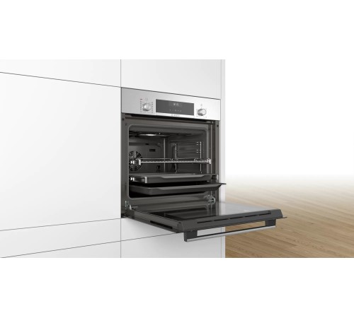 Духовой шкаф Электрический Bosch HIJ517YS0R нержавеющая сталь/черный