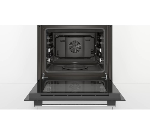 Духовой шкаф Электрический Bosch HIJ517YS0R нержавеющая сталь/черный