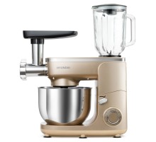 Кухонная машина Hyundai HYMS7451 планетар.вращ. 1400Вт золотистый