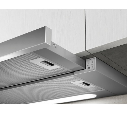 Вытяжка встраиваемая Elica Elite 14 Lux GRIX/A/90 серебристый управление: кнопочное (1 мотор)