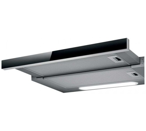 Вытяжка встраиваемая Elica Elite 14 Lux GRVT/A/90 серебристый/стекло черное управление: кнопочное (1 мотор)