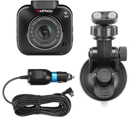 Видеорегистратор Artway AV-407 черный 2Mpix 1080x1920 1080p 170гр. NT96672 Видеорегистратор Artway AV-407 черный 2Mpix 1080x1920 1080p 170гр. NT96672