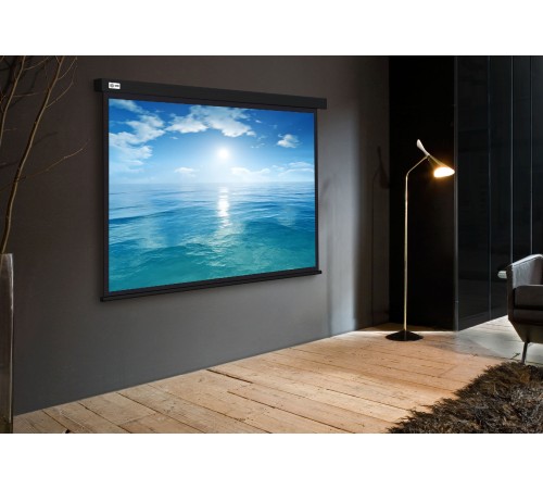 Экран Cactus 104.6x186см Wallscreen CS-PSW-104X186-BK 16:9 настенно-потолочный рулонный черный Экран Cactus 104.6x186см Wallscreen CS-PSW-104X186-BK 16:9 настенно-потолочный рулонный черный