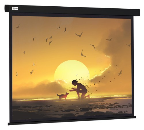 Экран Cactus 150x150см Wallscreen CS-PSW-150X150-BK 1:1 настенно-потолочный рулонный черный Экран Cactus 150x150см Wallscreen CS-PSW-150X150-BK 1:1 настенно-потолочный рулонный черный