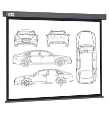 Экран Cactus 168x299см Wallscreen CS-PSW-168X299-SG 16:9 настенно-потолочный рулонный серый