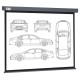 Экран Cactus 168x299см Wallscreen CS-PSW-168X299-SG 16:9 настенно-потолочный рулонный серый