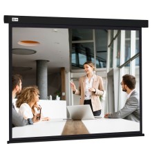 Экран Cactus 168x299см Wallscreen CS-PSW-168X299-BK 16:9 настенно-потолочный рулонный черный
