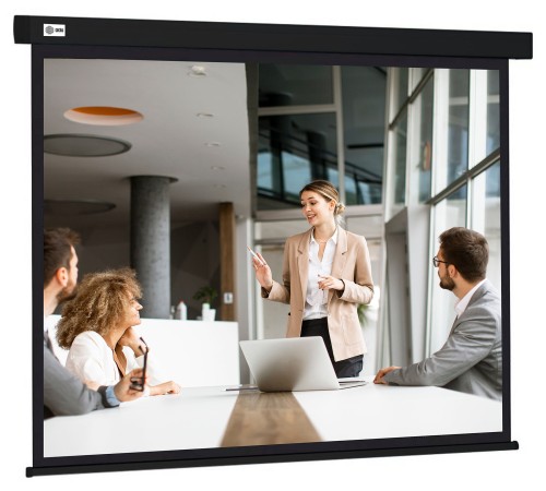 Экран Cactus 168x299см Wallscreen CS-PSW-168X299-BK 16:9 настенно-потолочный рулонный черный Экран Cactus 168x299см Wallscreen CS-PSW-168X299-BK 16:9 настенно-потолочный рулонный черный