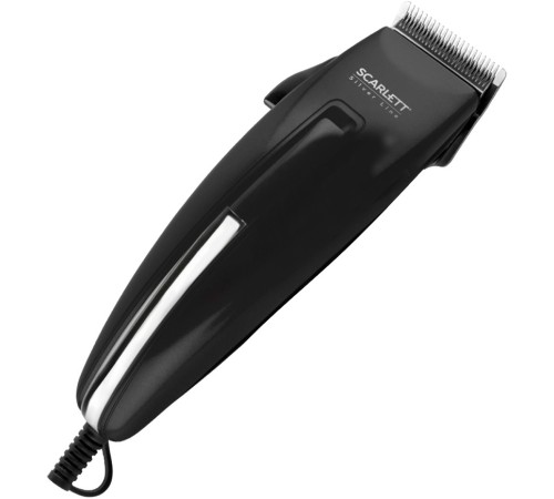 Машинка для стрижки Scarlett SC-HC63C11 черный 15Вт (насадок в компл:4шт) Машинка для стрижки Scarlett SC-HC63C11 черный 15Вт (насадок в компл:4шт)