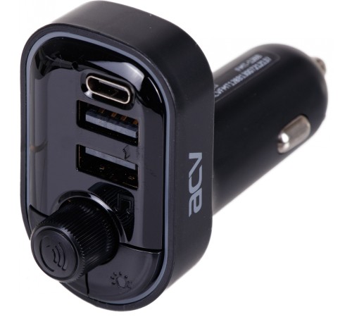 Автомобильный FM-модулятор ACV FMT-128B черный MicroSD BT USB (38762) Автомобильный FM-модулятор ACV FMT-128B черный MicroSD BT USB (38762)
