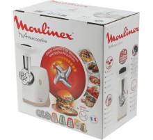 Мясорубка Moulinex ME462132 2000Вт белый/бежевый
