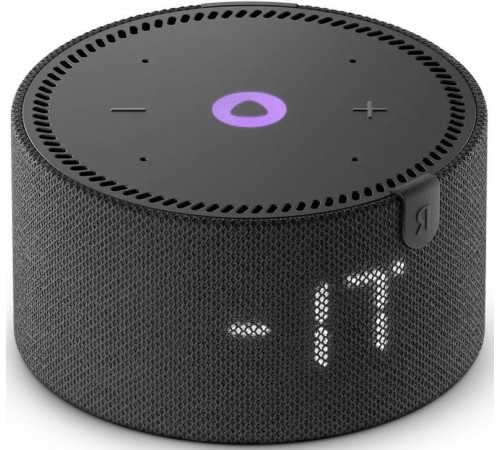 Умная колонка Yandex Станция Мини с часами Алиса черный 10W 1.0 BT 10м (YNDX-00020K) Умная колонка Yandex Станция Мини с часами Алиса черный 10W 1.0 BT 10м (YNDX-00020K)