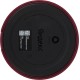 Умная колонка Yandex Станция Мини с часами Алиса красный 10W 1.0 BT 10м (YNDX-00020R)