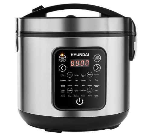 Мультиварка Hyundai HYMC-2401 5л 900Вт серебристый/черный Мультиварка Hyundai HYMC-2401 5л 900Вт серебристый/черный