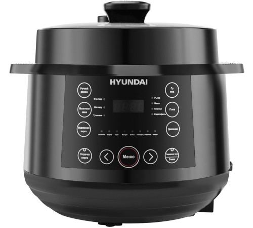 Мультиварка-скороварка Hyundai HYMC-2407 5.7л 1000Вт черный/черный