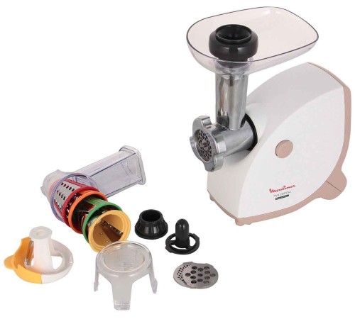 Мясорубка Moulinex ME476132 2000Вт белый/бежевый