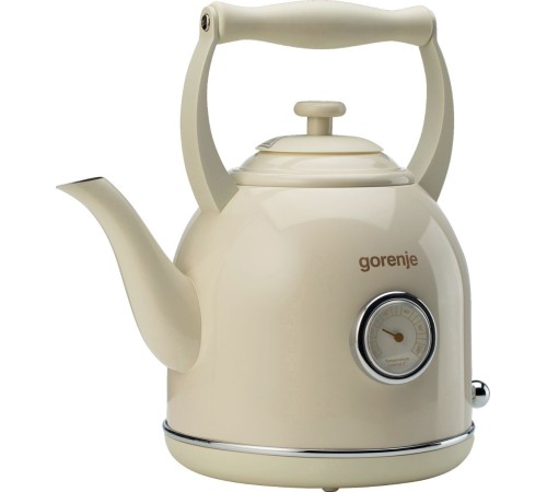 Чайник электрический Gorenje K17CLINGOR 1.7л. 2000Вт бежевый корпус: металл/пластик