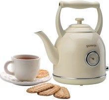 Чайник электрический Gorenje K17CLINGOR 1.7л. 2000Вт бежевый корпус: металл/пластик