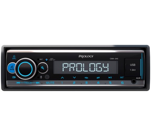 Автомагнитола Prology CMX-240 1DIN 4x55Вт v4.2 AUX 3 ПДУ (PRCMX240) Автомагнитола Prology CMX-240 1DIN 4x55Вт v4.2 AUX 3 ПДУ (PRCMX240)