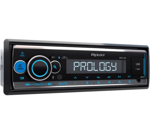 Автомагнитола Prology CMX-240 1DIN 4x55Вт v4.2 AUX 3 ПДУ (PRCMX240) Автомагнитола Prology CMX-240 1DIN 4x55Вт v4.2 AUX 3 ПДУ (PRCMX240)
