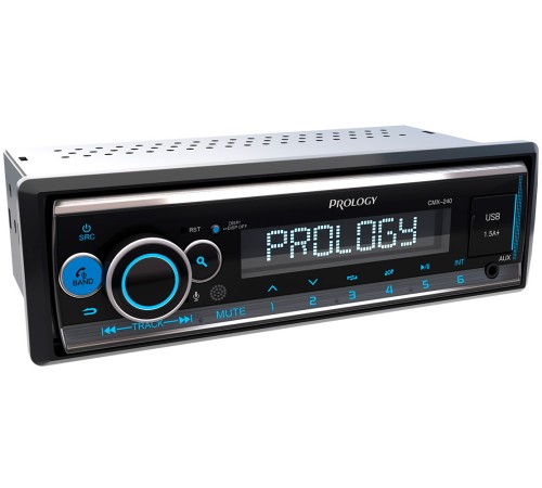 Автомагнитола Prology CMX-240 1DIN 4x55Вт v4.2 AUX 3 ПДУ (PRCMX240) Автомагнитола Prology CMX-240 1DIN 4x55Вт v4.2 AUX 3 ПДУ (PRCMX240)