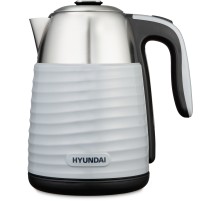 Чайник электрический Hyundai HYK-S4804 1.7л. 2200Вт серый/черный корпус: металл