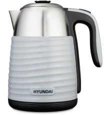Чайник электрический Hyundai HYK-S4804 1.7л. 2200Вт серый/черный корпус: металл