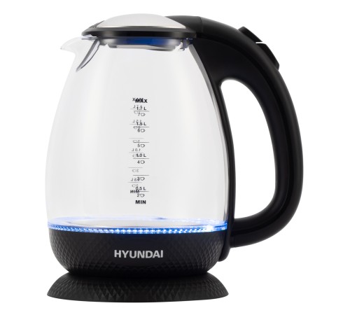 Чайник электрический Hyundai HYK-G3804 1.7л. 2200Вт черный корпус: стекло Чайник электрический Hyundai HYK-G3804 1.7л. 2200Вт черный корпус: стекло