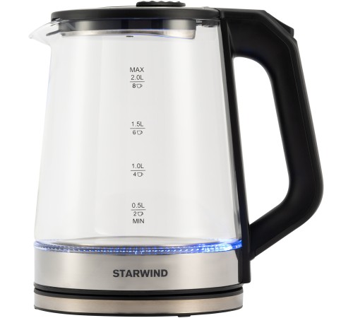 Чайник электрический Starwind SKG5778 2л. 2000Вт черный/прозрачный корпус: стекло Чайник электрический Starwind SKG5778 2л. 2000Вт черный/прозрачный корпус: стекло