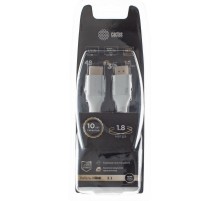 Кабель аудио-видео Cactus CS-HDMI.2.1-1.8 HDMI (m)/HDMI (m) 1.8м. позолоч.конт. серебристый