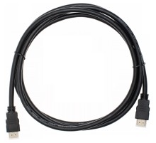 Кабель аудио-видео Cactus CS-HDMI.1.4-2 HDMI (m)/HDMI (m) 2м. позолоч.конт. черный