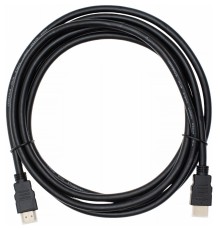 Кабель аудио-видео Cactus CS-HDMI.1.4-3 HDMI (m)/HDMI (m) 3м. позолоч.конт. черный