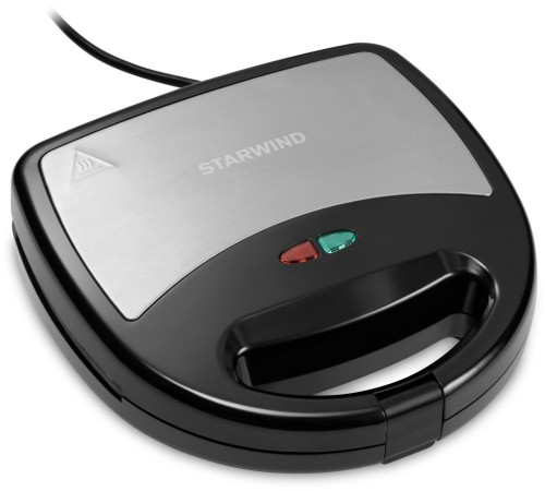 Сэндвичница Starwind SSW2346 750Вт черный/серебристый Сэндвичница Starwind SSW2346 750Вт черный/серебристый