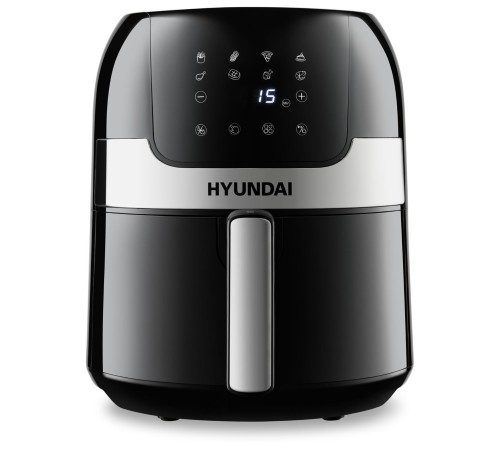 Аэрогриль Hyundai HYF-3555 1500Вт черный/серебристый Аэрогриль Hyundai HYF-3555 1500Вт черный/серебристый