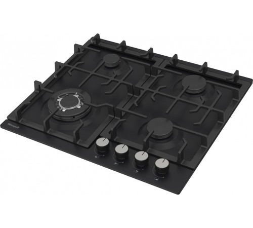Газовая варочная поверхность Weissgauff HGG 641 BEB черный Газовая варочная поверхность Weissgauff HGG 641 BEB черный