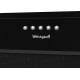 Вытяжка встраиваемая Weissgauff Alpha 50 PB BL черный управление: кнопочное (1 мотор)