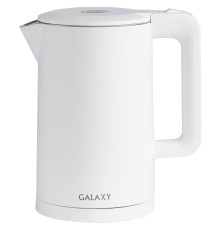 Чайник электрический Galaxy GL 0323 1.7л. 2000Вт белый корпус: пластик (ГЛ0323БЕЛ)
