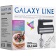 Миксер ручной Galaxy Line GL 2223 400Вт черный/серебристый