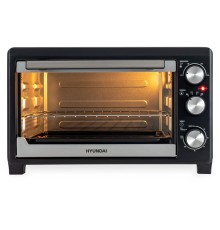Мини-печь Hyundai MIO-HY072 23л. 1500Вт серебристый/черный
