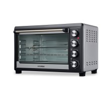 Мини-печь Hyundai MIO-HY076 45л. 2000Вт серебристый/черный