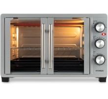 Мини-печь Hyundai MIO-HY077 30л. 1500Вт серебристый