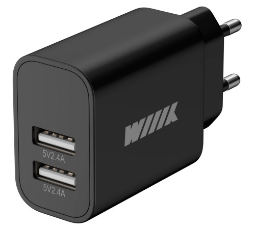 Сетевое зар./устр. Wiiix UNN-1-2-04-B 5W 2.4A USB Type-C универсальное черный Сетевое зар./устр. Wiiix UNN-1-2-04-B 5W 2.4A USB Type-C универсальное черный