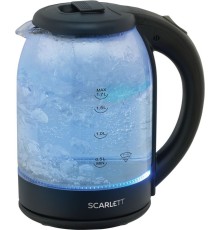 Чайник электрический Scarlett SC-EK27G90 1.7л. 1800Вт черный корпус: стекло
