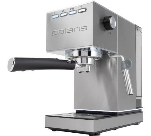 Кофеварка рожковая Polaris Adore Crema PCM 1542E 1350Вт нержавеющая сталь