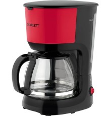 Кофеварка капельная Scarlett SC-CM33013 750Вт красный/черный