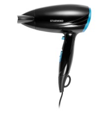 Фен Starwind SHD 7066 1600Вт черный/синий