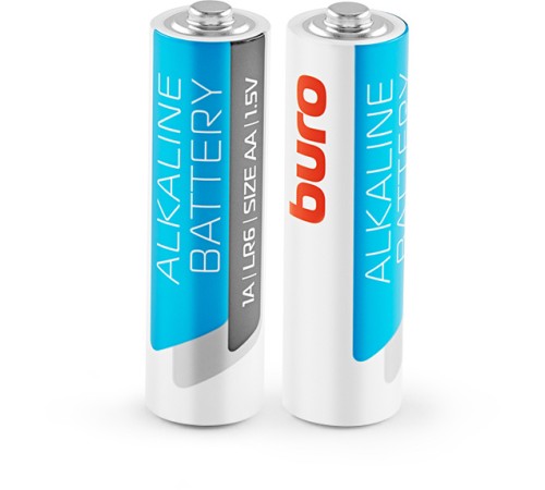 Батарея Buro Alkaline LR6 AA (2шт) блистер Батарея Buro Alkaline LR6 AA (2шт) блистер